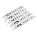 Sealey Worksafe&reg; Reciprocating Saw Blade 150mm 14tpi - Pack of 5 WRS3013/150
