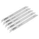 Sealey Worksafe&reg; Reciprocating Saw Blade 225mm 14tpi - Pack of 5 WRS3013/200