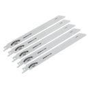 Sealey Reciprocating Saw Blade for Metal 150mm 18tpi - Pack of 5 WRS3014/150