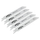 Sealey Worksafe&reg; Reciprocating Saw Blade 150mm 10tpi - Pack of 5 WRS3018/150