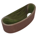 Sealey Worksafe&reg; 100 x 610mm Sanding Belt 100Grit - Pack of 10 WSB61100