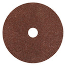 Sealey Worksafe&reg; 100mm Fibre Backed Sanding Disc 24Grit - Pack of 25 WSD424