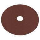 Sealey Worksafe&reg; 115mm Fibre Backed Sanding Disc 120Grit - Pack of 25 WSD45120