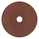 Sealey Worksafe&reg; 115mm Fibre Backed Sanding Disc 120Grit - Pack of 25 WSD45120