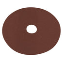 Sealey Worksafe&reg; 125mm Fibre Backed Sanding Disc 120Grit - Pack of 25 WSD5120