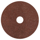 Sealey Worksafe&reg; 125mm Fibre Backed Sanding Disc 24Grit - Pack of 25 WSD524