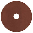 Sealey Worksafe&reg; 125mm Fibre Backed Sanding Disc 80Grit - Pack of 25 WSD580