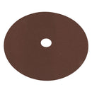 Sealey Worksafe&reg; 175mm Fibre Backed Sanding Disc 120Grit - Pack of 25 WSD7120