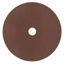 Sealey Worksafe&reg; 175mm Fibre Backed Sanding Disc 120Grit - Pack of 25 WSD7120