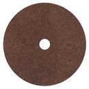 Sealey Worksafe&reg; 175mm Fibre Backed Sanding Disc 24Grit - Pack of 25 WSD724