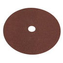 Sealey Worksafe&reg; 175mm Fibre Backed Sanding Disc 40Grit - Pack of 25 WSD740