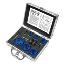 Sealey Plumber's Hole Saw Kit 9pc WSPHSK