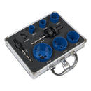 Sealey Plumber's Hole Saw Kit 9pc WSPHSK