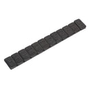 Sealey Black Steel Adhesive Wheel Weight 5g Strip of 12 - Pack of 50 WWSA5B
