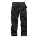 Scruffs Work Trousers 34R Worker Plus Trade Hard Wearing Holster Pockets BLACK