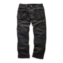 Scruffs Work Trousers 34R Worker Plus Trade Hard Wearing Holster Pockets BLACK