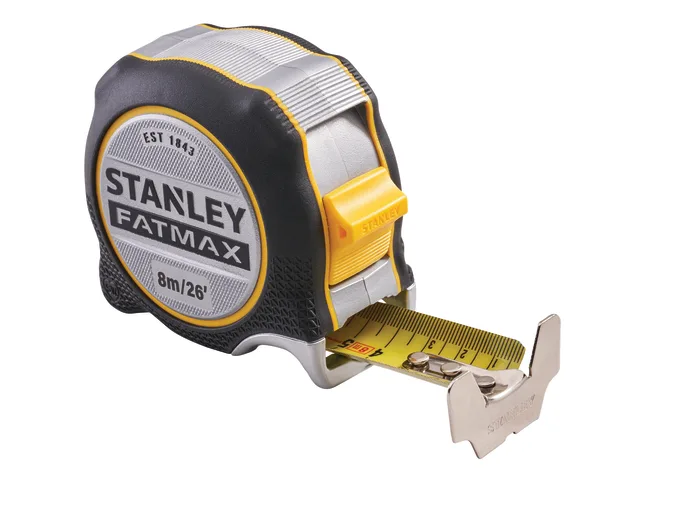 Stanley Tape Measure FatMax Extreme 8m 26ft Double Side Print XMS24XTTAPE