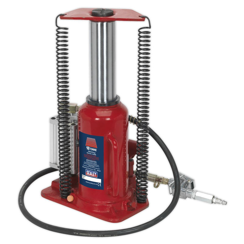 Air Operated Hydraulic Bottle Jack 18 Tonne