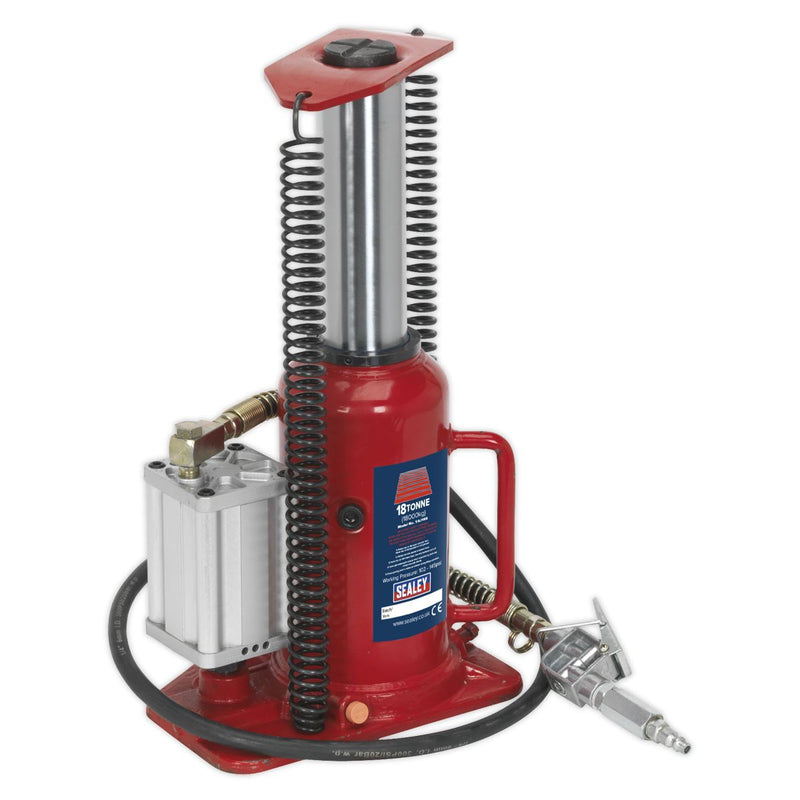 Air Operated Hydraulic Bottle Jack 18 Tonne