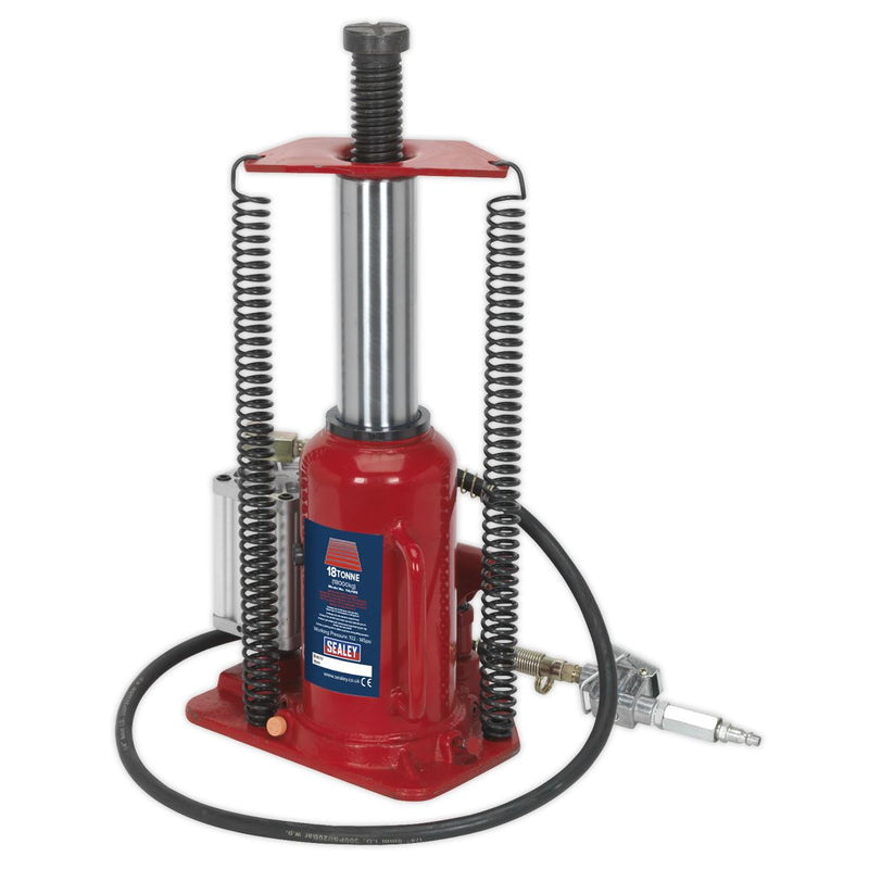 Air Operated Hydraulic Bottle Jack 18 Tonne