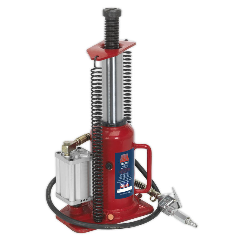 Air Operated Hydraulic Bottle Jack 18 Tonne