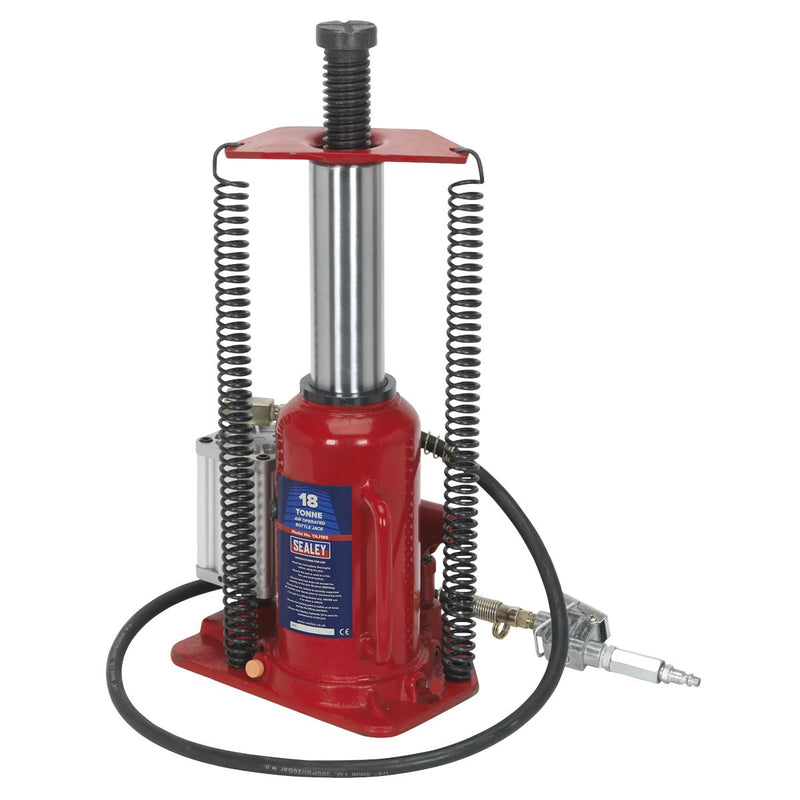 Air Operated Hydraulic Bottle Jack 18 Tonne