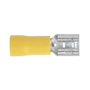 Sealey Push-On Female Terminal 6.3mm, Yellow - Pack of 100 YT13