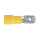 Sealey Push-On Male Terminal 6.3mm, Yellow - Pack of 100 YT15