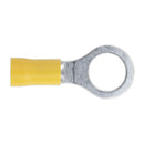 Sealey Easy-Entry Ring Terminal 10.5mm (3/8"), Yellow - Pack of 100 YT16