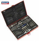 Sealey Tap & Die Metric 40pc Set Split Dies Thread Repair In Case AK3040