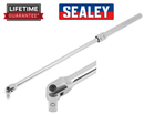 SEALEY 1/2" BREAKER BAR EXTENDABLE 480-630MM FLEXI HEAD RATCHET AK7308