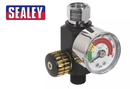 Sealey Air Pressure Regulator Spray Paint Gun Tools On Gun Gauge AR01