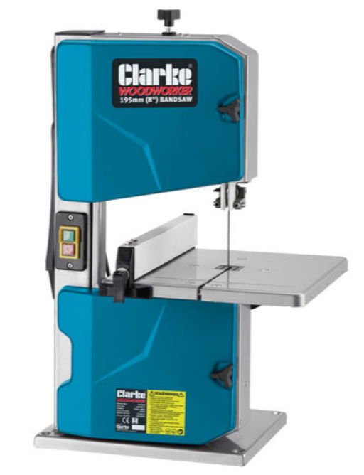 Clarke Bandsaw 250W 195mm Table Saw & Blade Band Cutting Heavy Duty CBS205