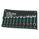 STUBBY SPANNER SET 10PC METRIC SOFT GRIP COMBINATION WRENCH 10-19MM CT0569