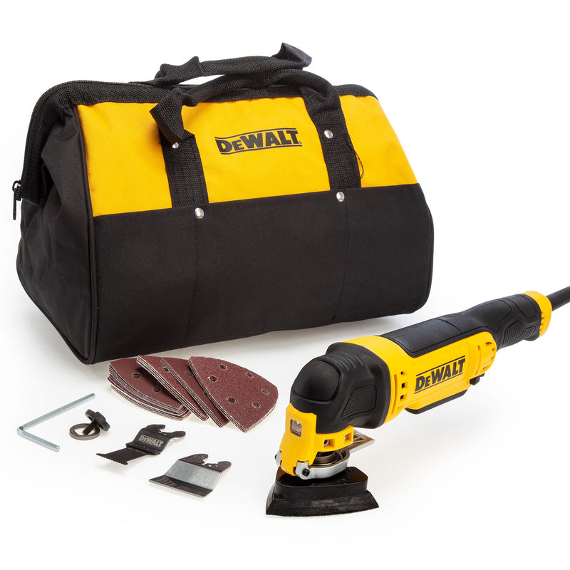 Dewalt Multi Tool with 27 Accessories & Bag (240V) DWE315B-240V DWE315B