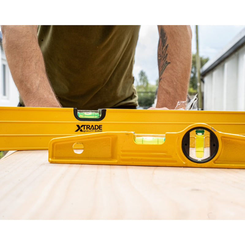 XTrade Spirit Level Set 24" 48" and Mini Level 3pc set In carry bag X0900029