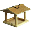 Hanging Wooden Bird Table Feeder Feed Station Bird House Garden Tree Hanging HBT