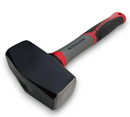 3LB LUMP HAMMER WITH FIBREGLASS SHAFT RUBBER GRIP SLEDGE HAMMER HM175