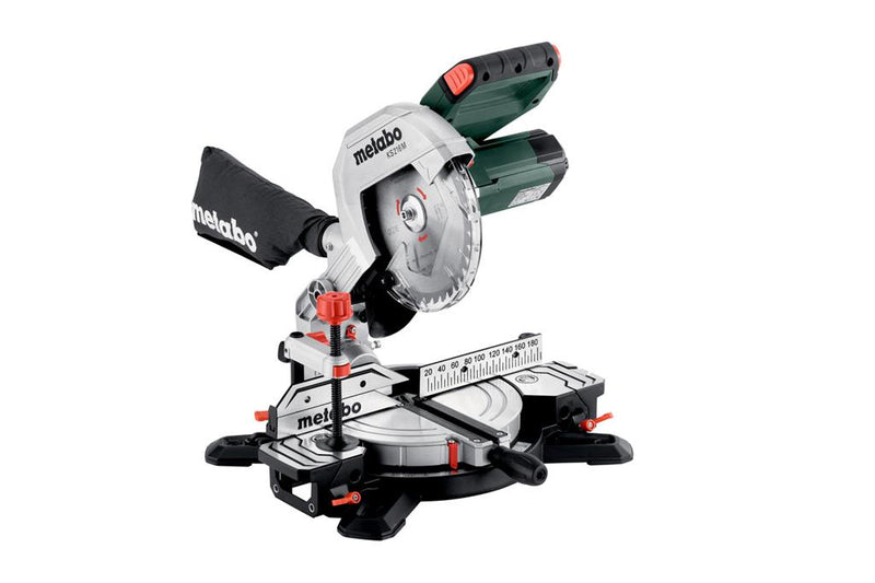 METABO MITRE SAW 1100W 216MM COMPOUND LASER CUT CUTTING BENCH SAW 230V KS 216 M