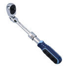 1/4" RATCHET TELESCOPIC FLEXI HEAD FLEXIBLE REVERSIBLE QUICK RELEASE SS222