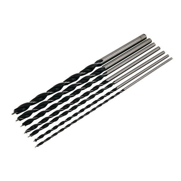 Drill Bits 7PC Extra Long 4mm 5mm 6mm 7mm 8mm 10mm 12mm X 300mm Long CT3651