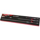 5PC 3/8" DRIVE WOBBLE EXTRA LONG EXTENSION BAR SOCKET SET TRAY 38-450MM 1235