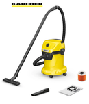 Karcher WD3 Wet & Dry Vacuum Cleaner 17L 1000W Car Valet Home Carpet Site 230V