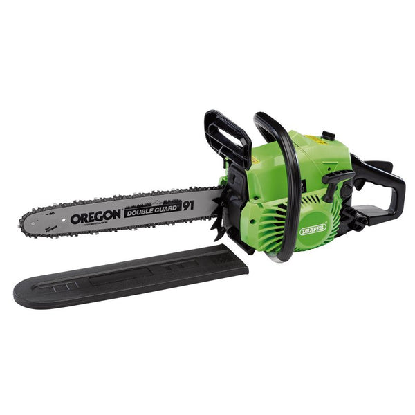 Draper Petrol Chainsaw with Oregon&#174; Chain and Bar, 400mm, 37cc 02567