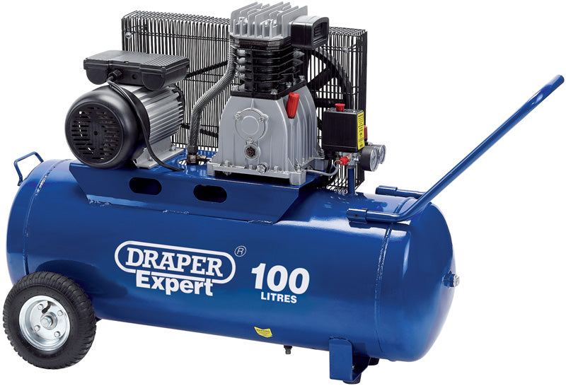 Expert 100L 230V 2.2kW Belt-Driven Air Compressor