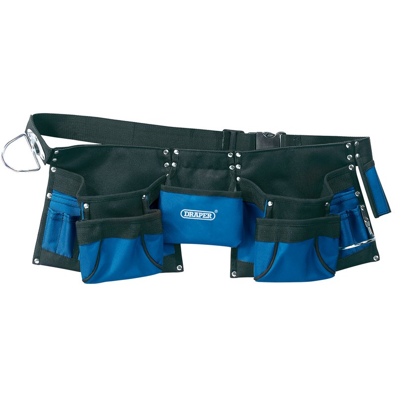 Draper Tool Belt Double Pouch Heavy Duty Tool Pouch Hammer Holder 03068