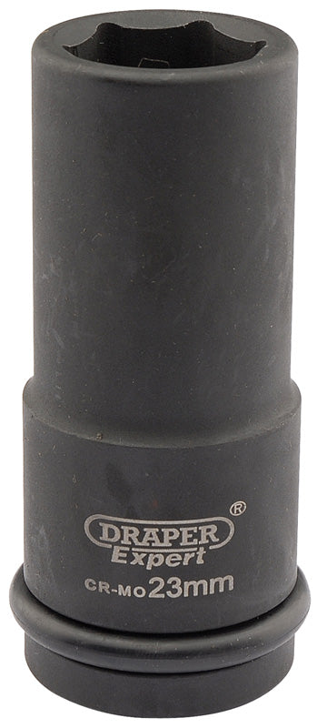 Draper Draper Expert HI-TORQ&#174; 6 Point Deep Impact Socket, 3/4" Sq. Dr., 23mm 05055