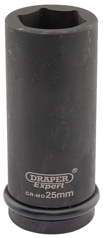 Draper Draper Expert HI-TORQ&#174; 6 Point Deep Impact Socket, 3/4" Sq. Dr., 25mm 05057