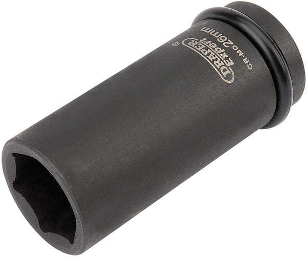 Draper Draper Expert HI-TORQ&#174; 6 Point Deep Impact Socket, 3/4" Sq. Dr., 26mm 05058