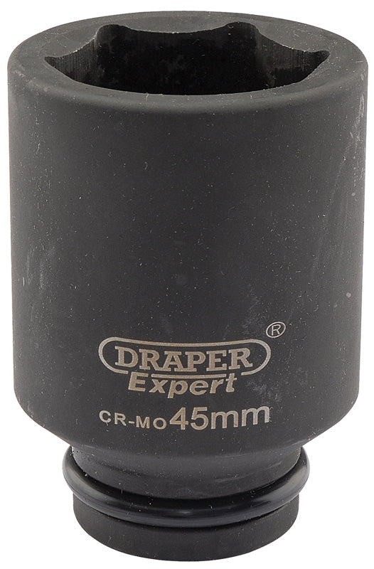 Draper Draper Expert HI-TORQ&#174; 6 Point Deep Impact Socket, 3/4" Sq. Dr., 45mm 05076